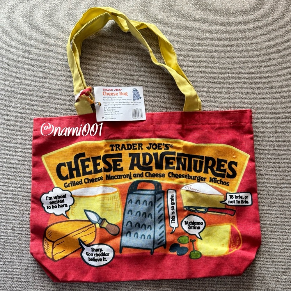 Limited Edition Colorful Cheese Experience Tote Bag